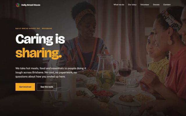 The dailybreadhouse.com website
